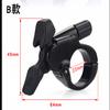 ihreesy Bike Fork Remote Lockout Lever,Aluminum Alloy Bicycle Fork Remote Lockout Lever Accessories for MTB Road Bike Bicycle,#B,Black view 3