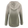 Womens Color Block Hoodie Sweatshirts Drawstring Pullover Tops Tie Dye Cozy Lightweight Loose Pullover Jumpter Tops Green view 4