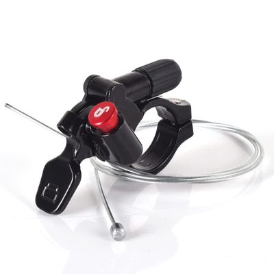 ihreesy Bike Fork Remote Lockout Lever,Aluminum Alloy Bicycle Fork Remote Lockout Lever Accessories for MTB Road Bike Bicycle,#A,Red