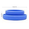 4 Pcs Water Jug Cap, 2.17 x 2.17 x 0.79 inch 5 Gallon Water Jug Cap Silicone Reusable Replacement Cap Water Bottle Reusable Replacement Cap (Blue) view 2