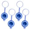 4 Pcs Water Jug Cap, 2.17 x 2.17 x 0.79 inch 5 Gallon Water Jug Cap Silicone Reusable Replacement Cap Water Bottle Reusable Replacement Cap (Blue) view 4