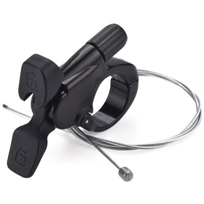 ihreesy Bike Fork Remote Lockout Lever,Aluminum Alloy Bicycle Fork Remote Lockout Lever Accessories for MTB Road Bike Bicycle,#A,Black