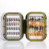 ANGLER DREAM Fly Fishing Flies with waterproof Fly Box Kit for Bass Trout Salmon 32Pcs/48Pcs/88Pcs/100Pcs Premium Hand-Tied Dry Flies, Nymphs, scud Streamers lures Starter Kit with hooks view 1