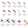 ANGLER DREAM Fly Fishing Flies with waterproof Fly Box Kit for Bass Trout Salmon 32Pcs/48Pcs/88Pcs/100Pcs Premium Hand-Tied Dry Flies, Nymphs, scud Streamers lures Starter Kit with hooks view 2