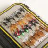 ANGLER DREAM Fly Fishing Flies with waterproof Fly Box Kit for Bass Trout Salmon 32Pcs/48Pcs/88Pcs/100Pcs Premium Hand-Tied Dry Flies, Nymphs, scud Streamers lures Starter Kit with hooks view 4