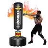 Standing Punching Bag for Adults, Feikuqi 205lbs Boxing Bag with Stand, Shock Absorber, Suction Cup Base, Punching Bag Stand for Adult, Standing Kickboxing Bag for Home Office Gym view 1