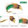 ANGLER DREAM Fly Fishing Flies with waterproof Fly Box Kit for Bass Trout Salmon 32Pcs/48Pcs/88Pcs/100Pcs Premium Hand-Tied Dry Flies, Nymphs, scud Streamers lures Starter Kit with hooks view 4