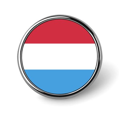 Dutch FlagRound Brooch Lapel Pin Decoration Pins Badge for Men Women