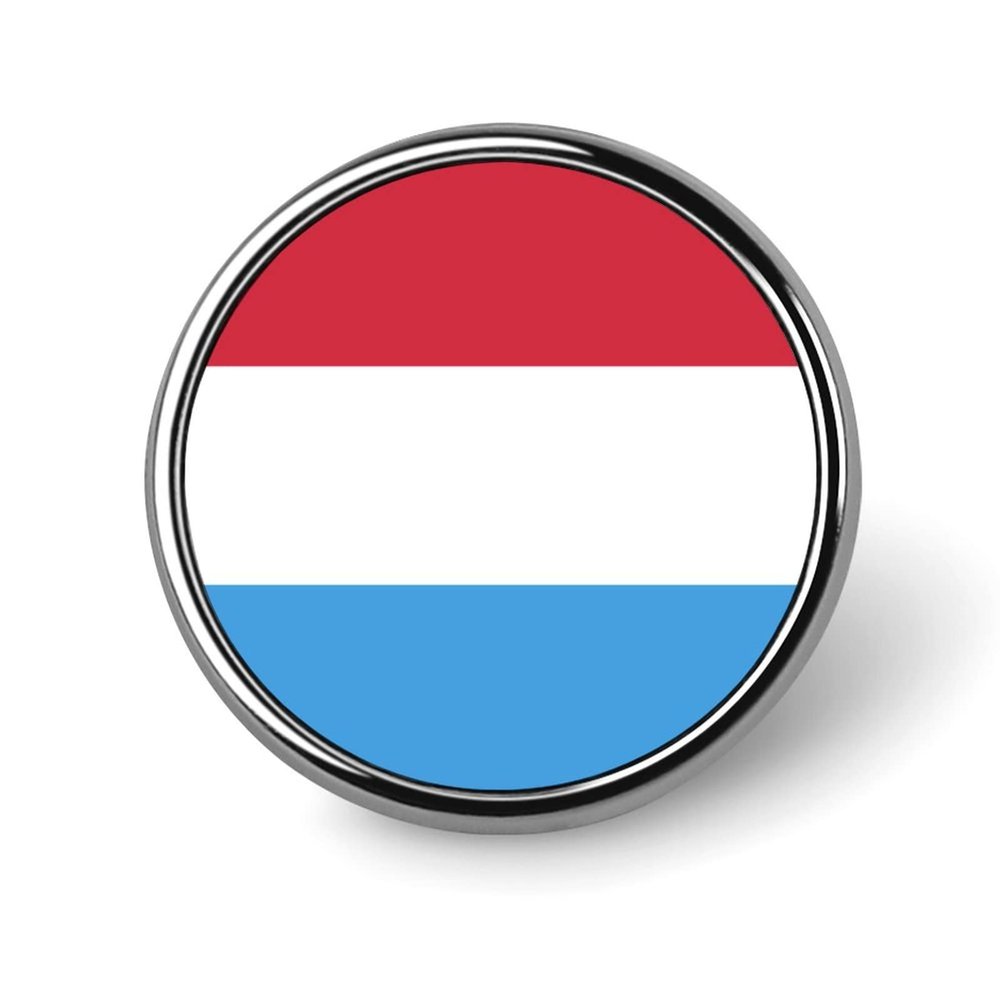Dutch FlagRound Brooch Lapel Pin Decoration Pins Badge for Men Women