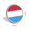 Dutch FlagRound Brooch Lapel Pin Decoration Pins Badge for Men Women view 2