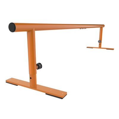MR Skate Rail Skateboard Ramp Grind Rail Professional Skatepark Grind Rail Adjustable Height Grind Rail for Skateboard Rail Tricks Practice, Round Bar Skate Grind Rail 71 for Beginners to Advanced