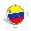 Venezuelan FlagRound Brooch Lapel Pin Decoration Pins Badge for Men Women view 2
