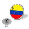 Venezuelan FlagRound Brooch Lapel Pin Decoration Pins Badge for Men Women view 3