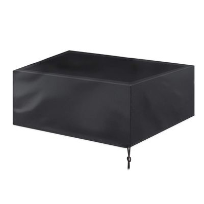 SEIWEI 7ft Billiard Table Dust Cover Outdoor Pool Table Cover Foldable and Waterproof Black