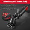 DYK&NX Electric Sheep Clipper, 1450W Shears Animal Wool, Sheep Shearing Machine 2400rpm with 6 Speed& Blade Tightness Adjustment Anti Dust System, for Goats Animal Husbandry (Color : 9 Tooth Machete) view 3