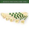 MAZEL Professional Natural Wood/Bamboo Golf Tees 2 3/4 Inch & 3 1/4 Inch,Pack 50,Reduce Friction & Side Spin, More Durable and Stable Golf Tees,Beige view 2