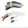 EGKH High Carbon Steel Blade Khukuri - 14" Traditional Cheetlange Kukri - Hand Forged - Survival - Super Fast Balance Tempered Blade Knife with Rosewood Handle view 1