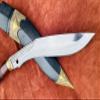 EGKH High Carbon Steel Blade Khukuri - 14" Traditional Cheetlange Kukri - Hand Forged - Survival - Super Fast Balance Tempered Blade Knife with Rosewood Handle view 3