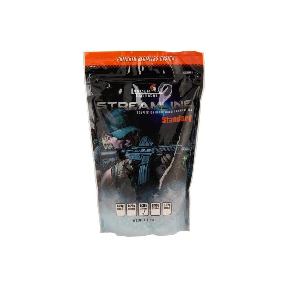 Lancer Tactical Streamline Competition Grade Airsoft BBS 0.25g-0.32g-Made in Taiwan