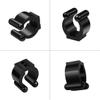 30 Black Billiards Cue Clips - Regular Fishing Rod Storage Holders for Pool Cue & Fishing Pole view 4
