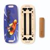 Surf Balance Board Trainer, Wobble Board with Adjustable Stoppers -4 Different Distance Options-Balancing Board for Surf Skateboard, Hockey,Snowboard view 1