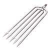 1 Pcs Stainless Steel Fishing Harpoon, 5 Prongs Harpoon Gig Gaff Hook Barb Fish Spear For Outdoor Fishing Tackle With 8mm Screws Portable Harpoon For Ponds,Lakes Or Rivers Hunting view 1