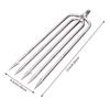 1 Pcs Stainless Steel Fishing Harpoon, 5 Prongs Harpoon Gig Gaff Hook Barb Fish Spear For Outdoor Fishing Tackle With 8mm Screws Portable Harpoon For Ponds,Lakes Or Rivers Hunting view 3