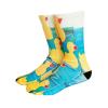 Crazy Socks Funny Socks,3D Pattern Cool Socks,Personalized With Yellow Duck graphic design Socks Gift for Men Women view 3