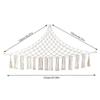 Exercise Ball Holder, Corner Hanging Storage Net or Hammock for Fitness Ball, Balance Ball Organizer, Yoga Ball Rack, Pregnancy Stability Ball Swiss Balance Ball for Yoga Studio and Gym White view 2