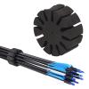 VBESTLIFE Separator Holder,10pcs Round PE Separator Holder Black Outdoor Archery Accessory view 3