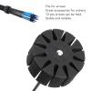 VBESTLIFE Separator Holder,10pcs Round PE Separator Holder Black Outdoor Archery Accessory view 4