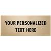 Crown Awards 4" x .75" Personalized Small Engraving Plate for 18" Football Black Tiered Base Trophy, Football Sculpture Award view 1