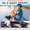 Xino Sports 2 in 1 Adjustable Combo Skates - Pro Quality - Beginner Friendly with Illuminating LED Light-Up Wheels, Interchangeable Skates for Boys & Girls for Indoor and Outdoor Use (Gray,XL 9-12) view 4