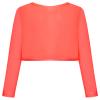 Bonny Billy Girls' Long Sleeve Knit Bolero Cardigans Jacket Cover Up Sweater 10-11 Years Orange view 2