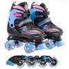 Xino Sports 2 in 1 Adjustable Combo Skates - Pro Quality - Beginner Friendly with Illuminating LED Light-Up Wheels, Interchangeable Skates for Boys & Girls for Indoor and Outdoor Use (Blue-Medium 1-4) view 1