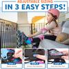 Xino Sports 2 in 1 Adjustable Combo Skates - Pro Quality - Beginner Friendly with Illuminating LED Light-Up Wheels, Interchangeable Skates for Boys & Girls for Indoor and Outdoor Use (Blue-Medium 1-4) view 4