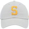 47 Men's Gray Pittsburgh Steelers Clean Up Legacy Adjustable Hat view 2