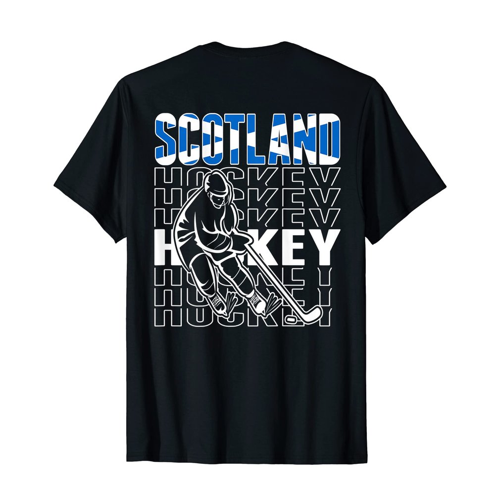 Scotland Ice Hockey Fans Jersey Support Scottish Hockey Team T-Shirt
