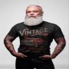 40th Birthday Gift Shirt for Men - Vintage 1986 Aged to Perfection - Vintage Truck - F/Black-4X view 2