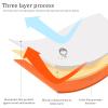 SWOQ Sleeping Bag, Orange MultiPurpose Insulated Outdoor Sleeping Bag, Waterproof for Hiking Camping view 2
