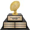 Crown Awards 18" Fantasy Football Black Tiered Base Trophy, Fantasy Football Sculpture Award - Custom Engraving Included Prime view 1