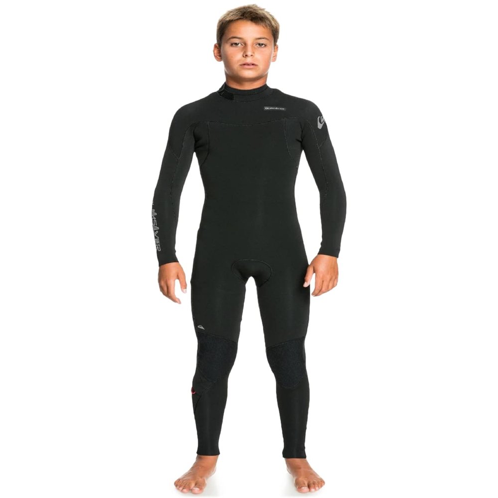 Quiksilver Boys Everyday Sessions 4/3 Back Zip Wetsuit - Black | 8