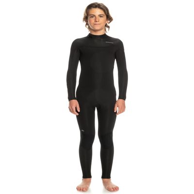 Quiksilver Boys Everyday Sessions 3/2 Back Zip Wetsuit - Black | 8