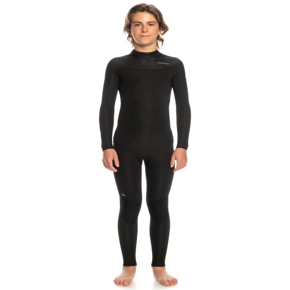 Quiksilver Boys Everyday Sessions 3/2 Back Zip Wetsuit - Black | 8
