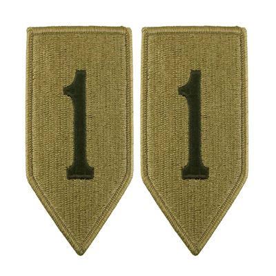 1st Infantry Division OCP Patch- 2 Pack(Military Issued)-Veteran Owned Business