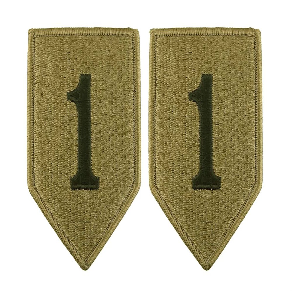 1st Infantry Division OCP Patch- 2 Pack(Military Issued)-Veteran Owned Business