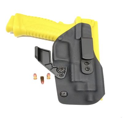 Aggressive Concealment Inside Tuckable IWB Kydex Holster Springfield XDM Elite 4.5 9/10 mm (Carbon Fiber w/Optic & Claw, Right)