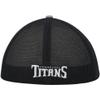 47 Men's Heathered Gray/Navy Tennessee Titans Motivator Flex Hat view 4