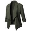Casual Open Solid Womens Long Front Sleeve Coat Cardigan Jacket Women's Coat Full Length down Coats for Women view 2