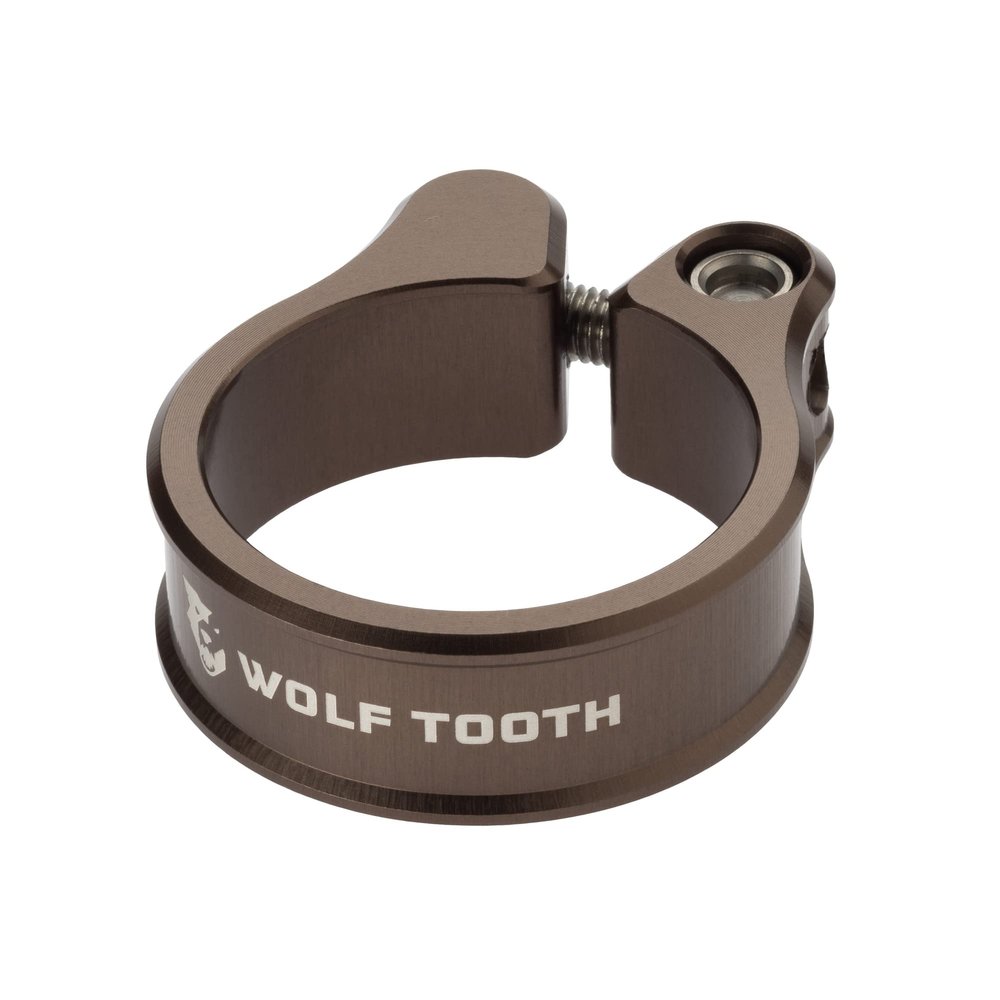 Wolf Tooth Precision-Machined Seatpost Clamp - Espresso 31.8mm